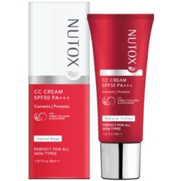Nutox Youth Restoring CC Cream SPF50 PA+++ Natural Beige (All Skin Types) 30ml